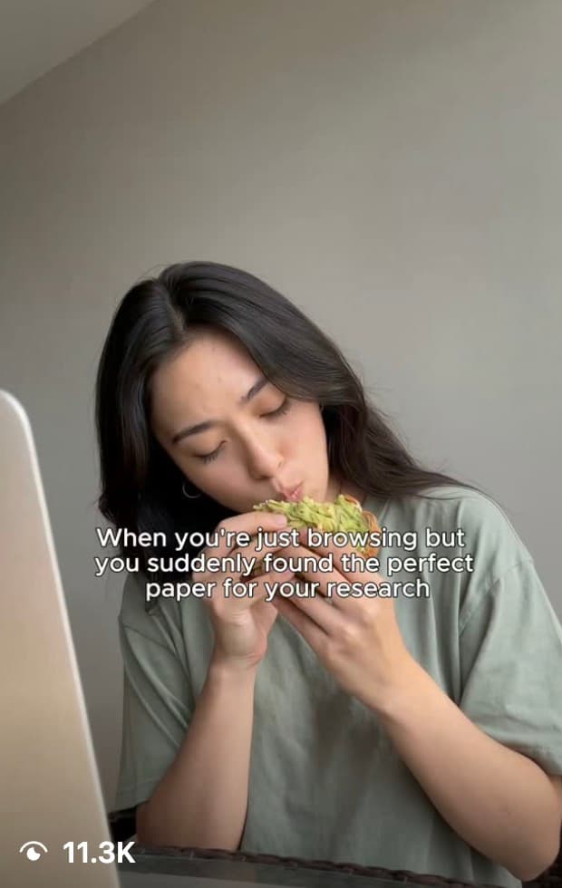 Recreated by your AI creator: when you're just browsing but you suddenly found the perfect paper for your research